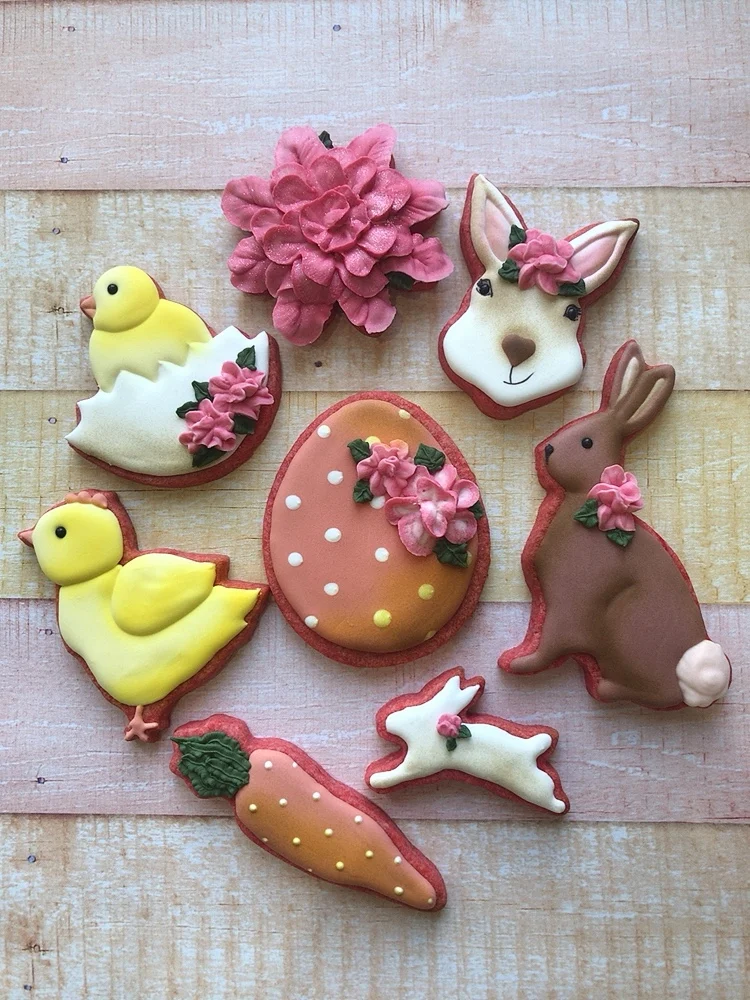 KENIAO Spring Easter Bunny Face Cookie Cutter 8.8*7.3cm Biscuit Fondant Pastry Sandwich Mold Stainless Steel Large Cooki | Дом и сад