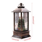 Рождественский фонарь 50LF, украшение в виде Санта-Клауса, снеговика для дома, настольный маленький ночсветильник, праздничные украшения, подсвечник