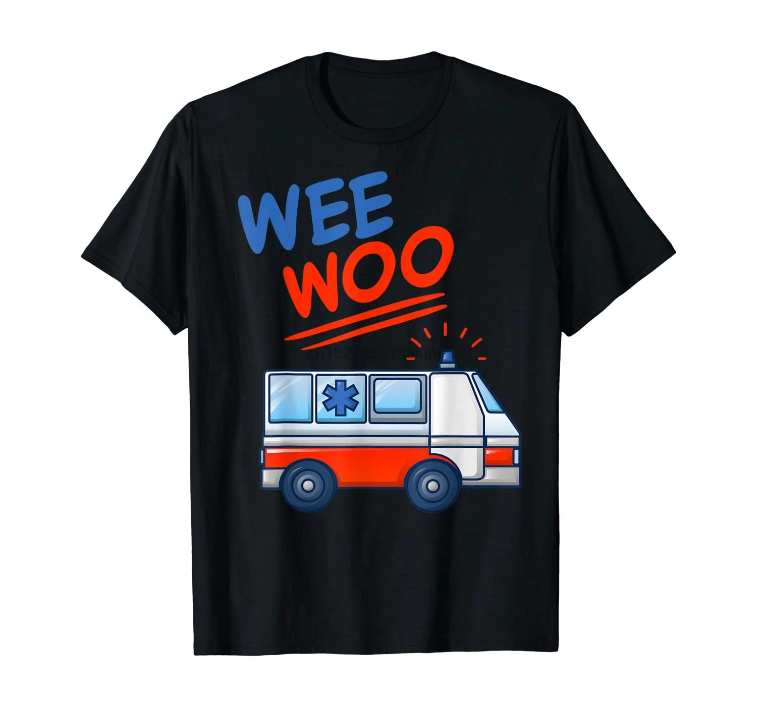 Wee Woo скорая помощь Amr забавная Ems Emt парамедическая Подарочная футболка (1) |