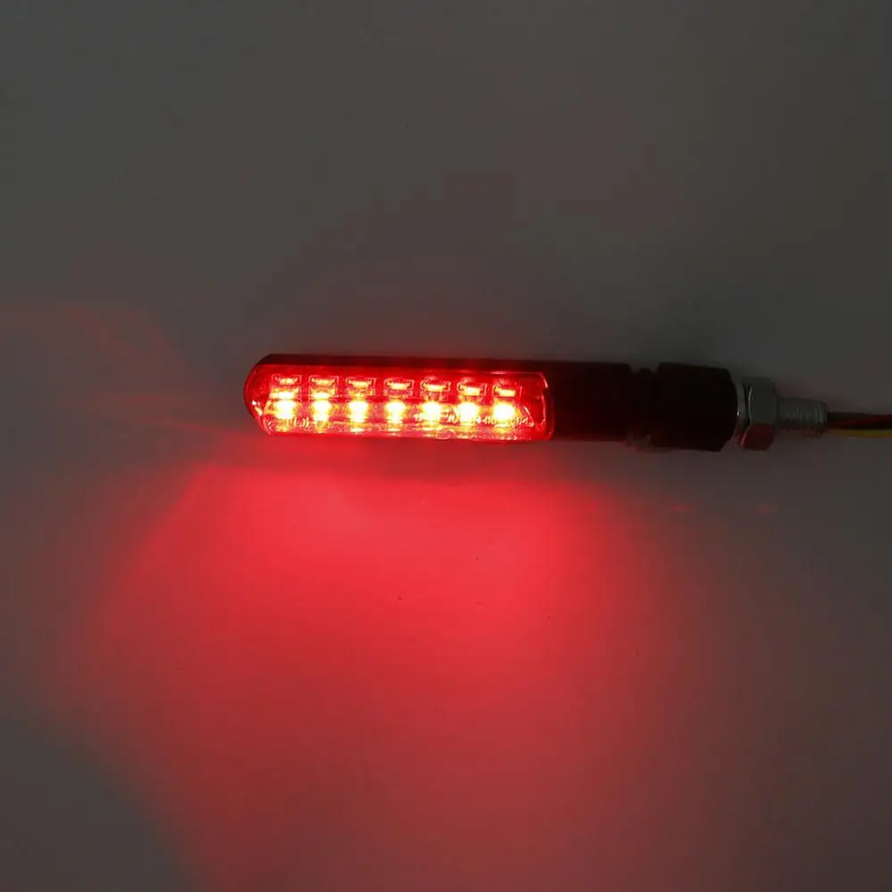 

Universal Motorbike Left & Right Turn Signal Amber Light Indicator Smoke Lens