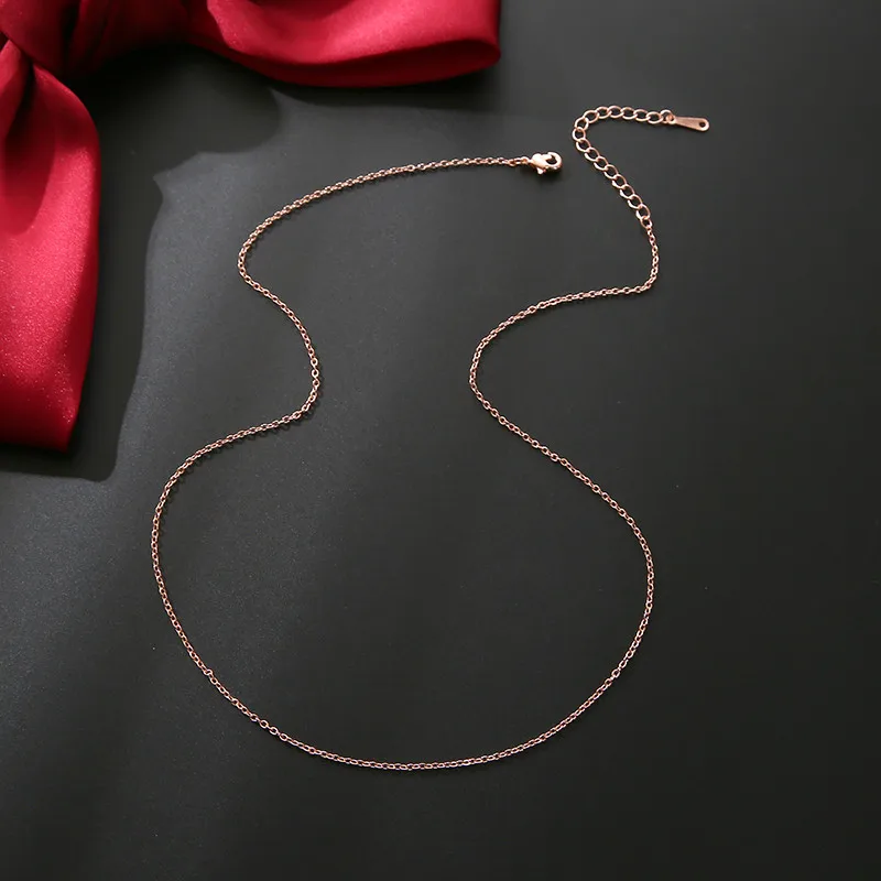 

1pcsNecklace Simple O-Chain Round Shape pendant Necklace For Women Men Couples Choker Gifts
