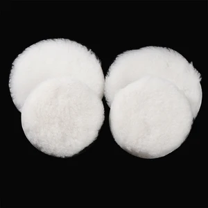 2 шт., шерстяные накладки для полировки автомобиля, 100125180 мм