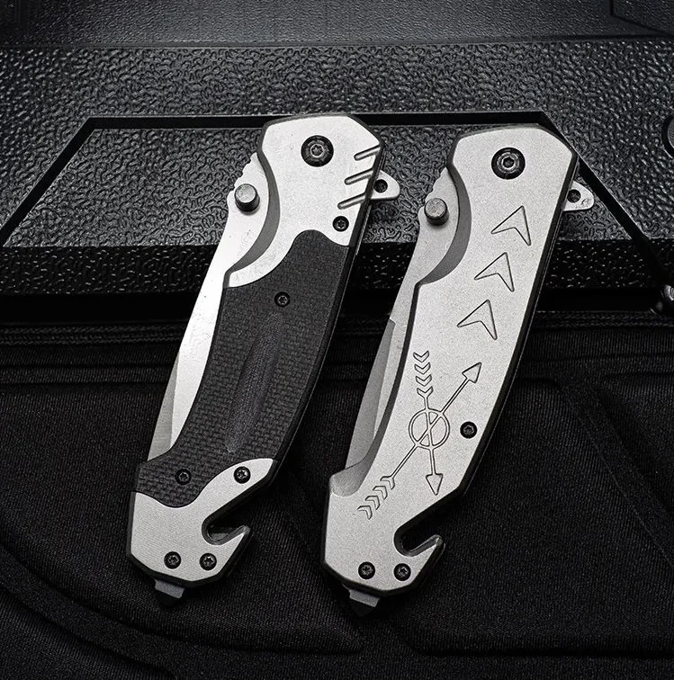 

23CM (9') 58HRC Folding Knife Pipe Cutter Pocket Knives G10 Handle Tactical Outdoor Survival Combat EDC Hunting Folding Knifes
