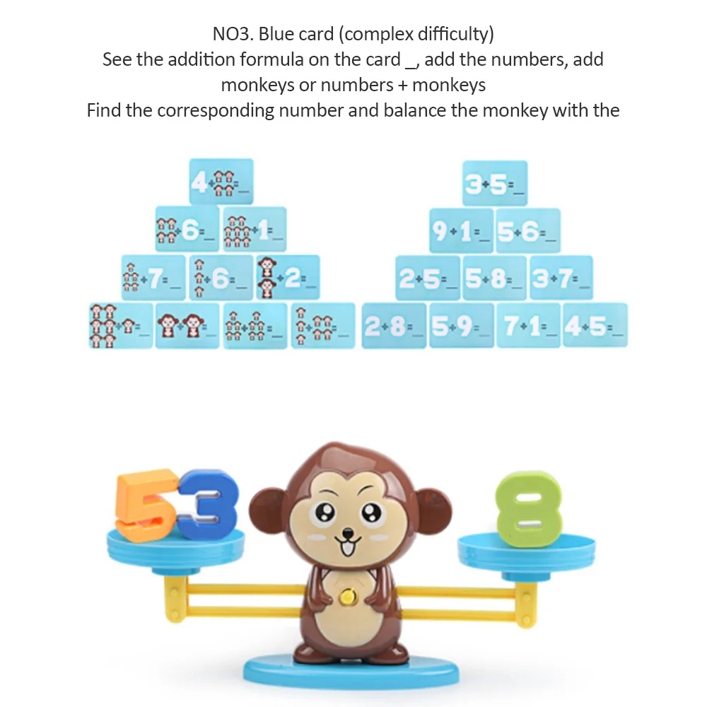 Математические Игрушки обезьянка математическая балансировочная игра