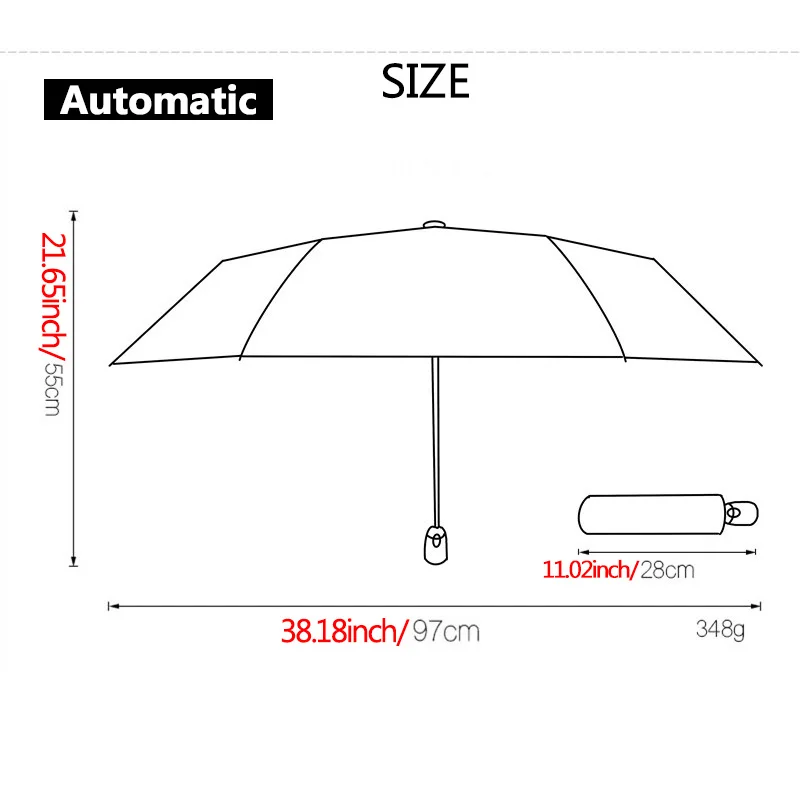 Солнцезащитный водонепроницаемый Солнечный дождливый Зонт милый стильный
