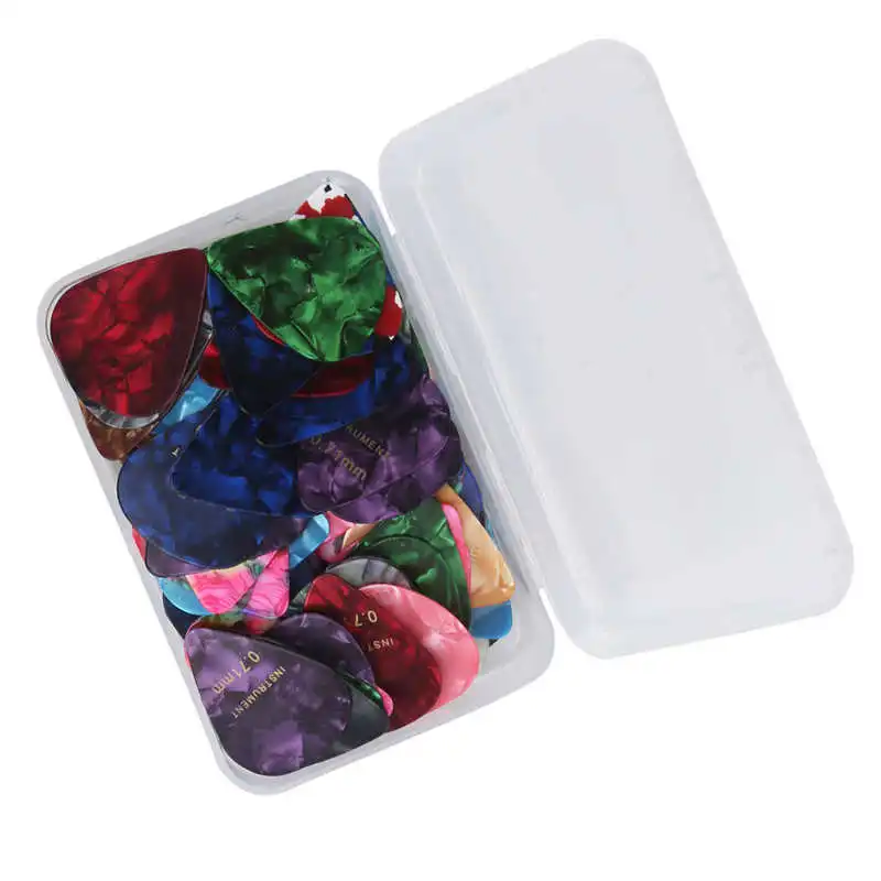 100 шт. универсальные гитарные медиаторы из ПВХ легкий Теплоизоляционный цветной 0