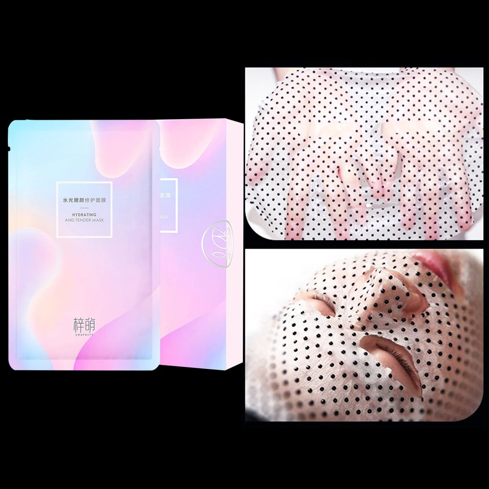 

10 шт., увлажняющие маски для лица, с гиалуроновой кислотой