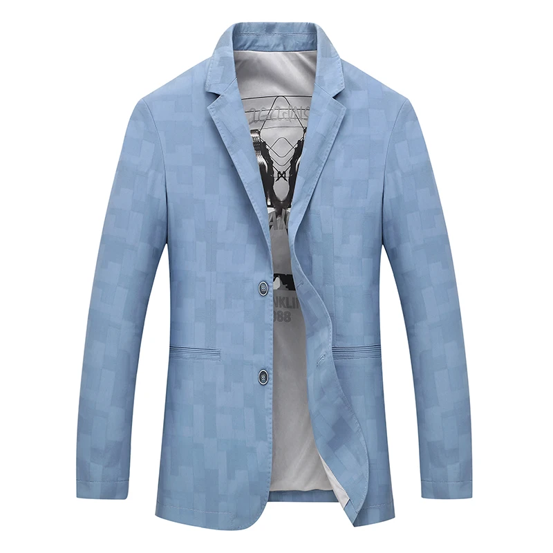 2019 новый модный мужской повседневный костюм весна и осень однотонный деловой