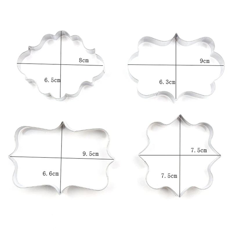 1 комплект из нержавеющей стали рамка для крещения форма печенья нож набор
