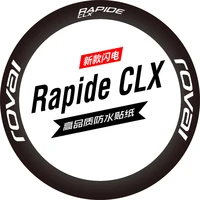 the new roval rapide clx wheel set sticker road car sticker carbon knife ring wheel custom sagan lightning
