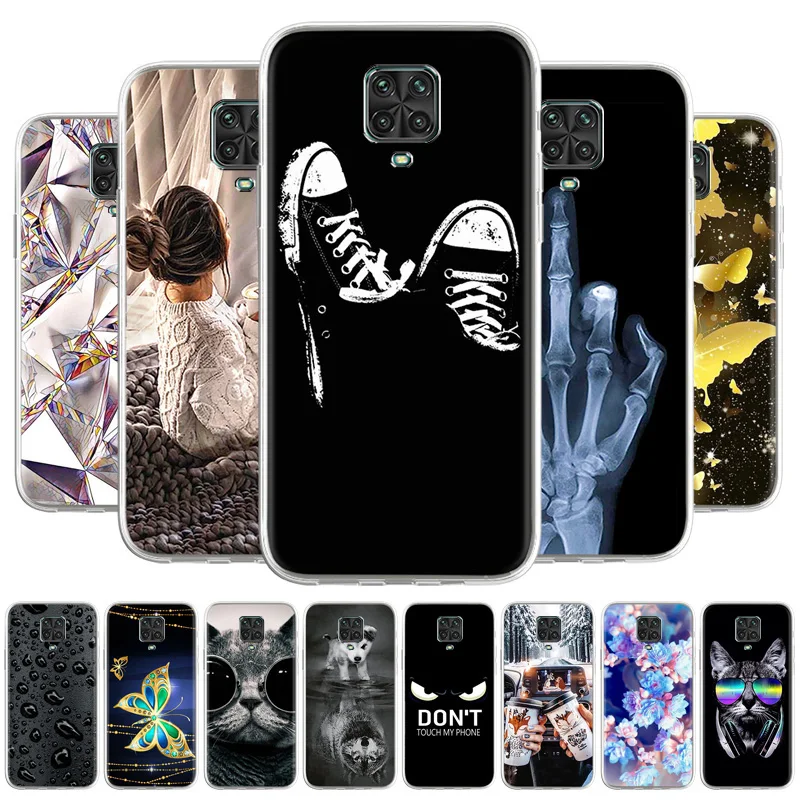 Phone Cases For Xiaomi Redmi Note 9 Pro Case Soft TPU Bumper For Xiaomi Redmi Note9 Pro Max Note 9S Anti-dust Phone Cover Bag   