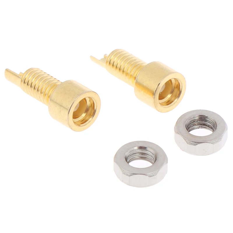 Gold Plated Pure Copper MMCX Female Jack Solder Wire Connector PCB Mount Pin IE800 DIY Long/Short Audio Plug Adapter | Обустройство