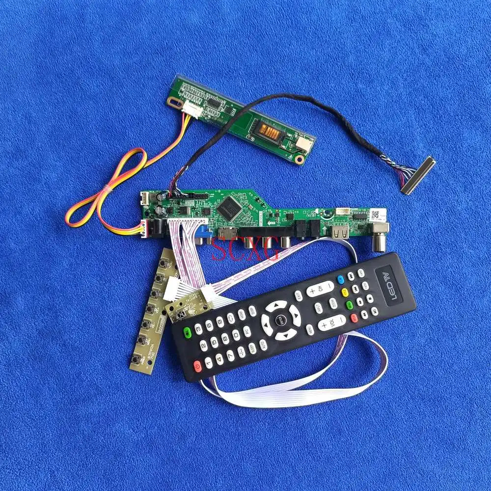 

1CCFL аналоговый сигнал HDMI-совместимый USB AV VGA LVDS 30 Pin комплект для B156XW01/LP156WH1 1366*768 плата контроллера привода ЖК-монитора