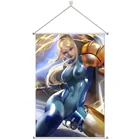 Аниме Метроид Самус Аран прсонализированный клиент Сделано из сплава ткань настенный плакат прокрутка 60x90 см 24x36 дюймов