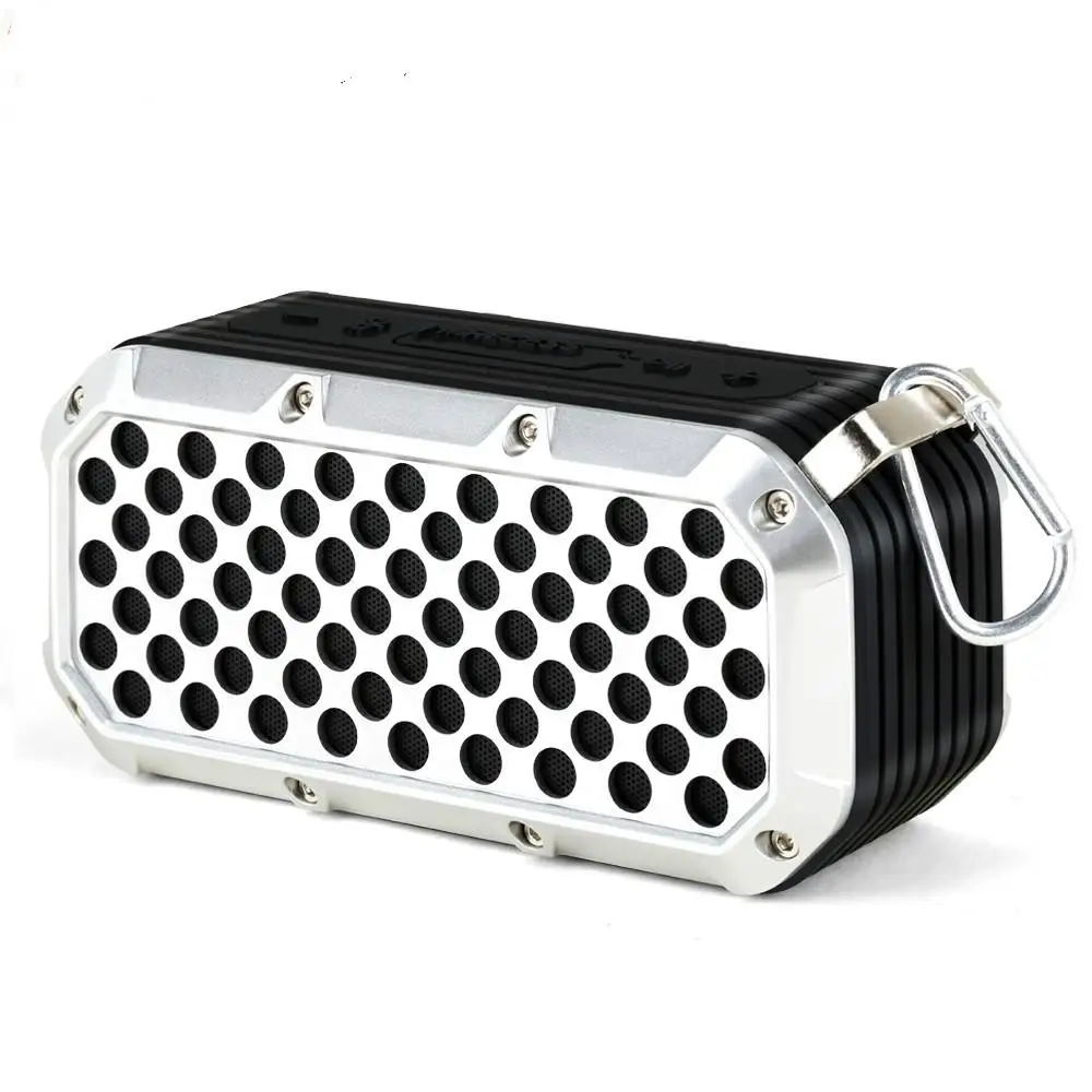 

New Waterproof Bluetooth Speaker Portable Wireless Stereo Column Outdoor IPX5 Bass Speakers Support FM Radio TF card USB AUX