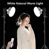 professional photography 155w dimmable led video lamp bulb fill light with tripod stand for photo studio portrait photographic