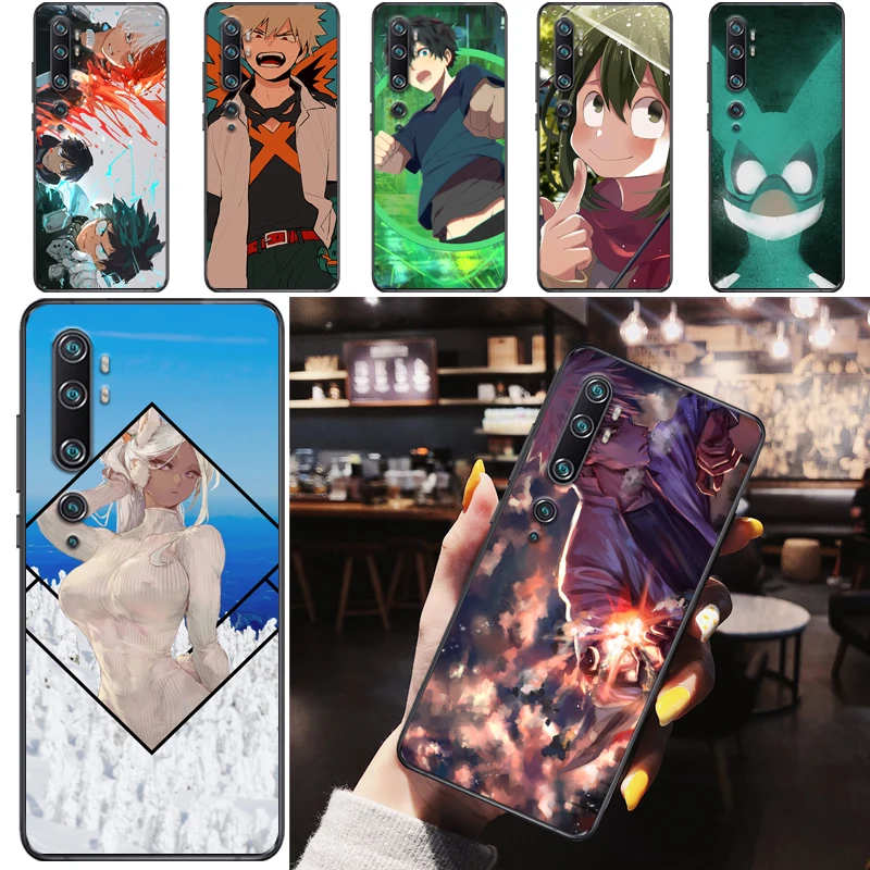 

My Hero Academia Bakugou Katsuki Tomura Boku Dabi Shigaraki Todoroki Shouto Phone Case For Xiaomi Mi CC9 Pro CC9e Cases Coque