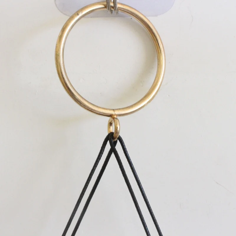 Бытовой подвесной стеллаж для хранения деревянные полки с деревянными бусинами