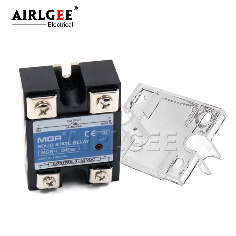 MGR-1 D4850/SSR-50DA Single phase solid state relay 50A DC control AC | Обустройство дома