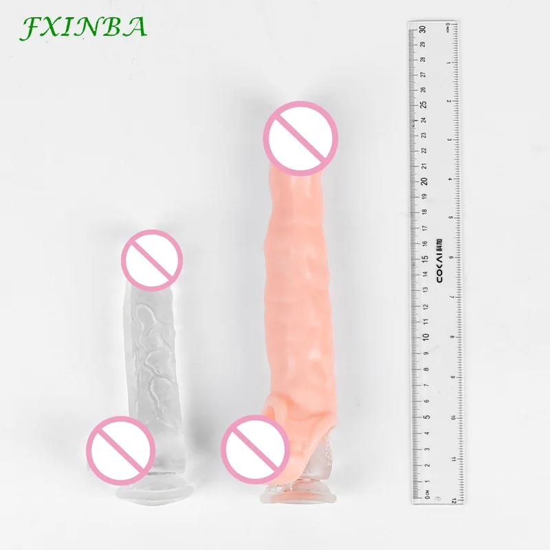 Презервативы FXINBA 14-28 см многоразовые презервативы для задержки эякуляции |