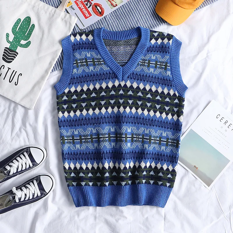 Мужской жилет-свитер винтажный жилет в китайском стиле винтажные свитера