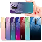 Чехол с градиентным закаленным стеклом для Xiaomi Redmi Note 9 Pro Max Note 9 Pro, чехол для телефона Redmi 9, 9 A, note 9, задняя крышка, чехлы
