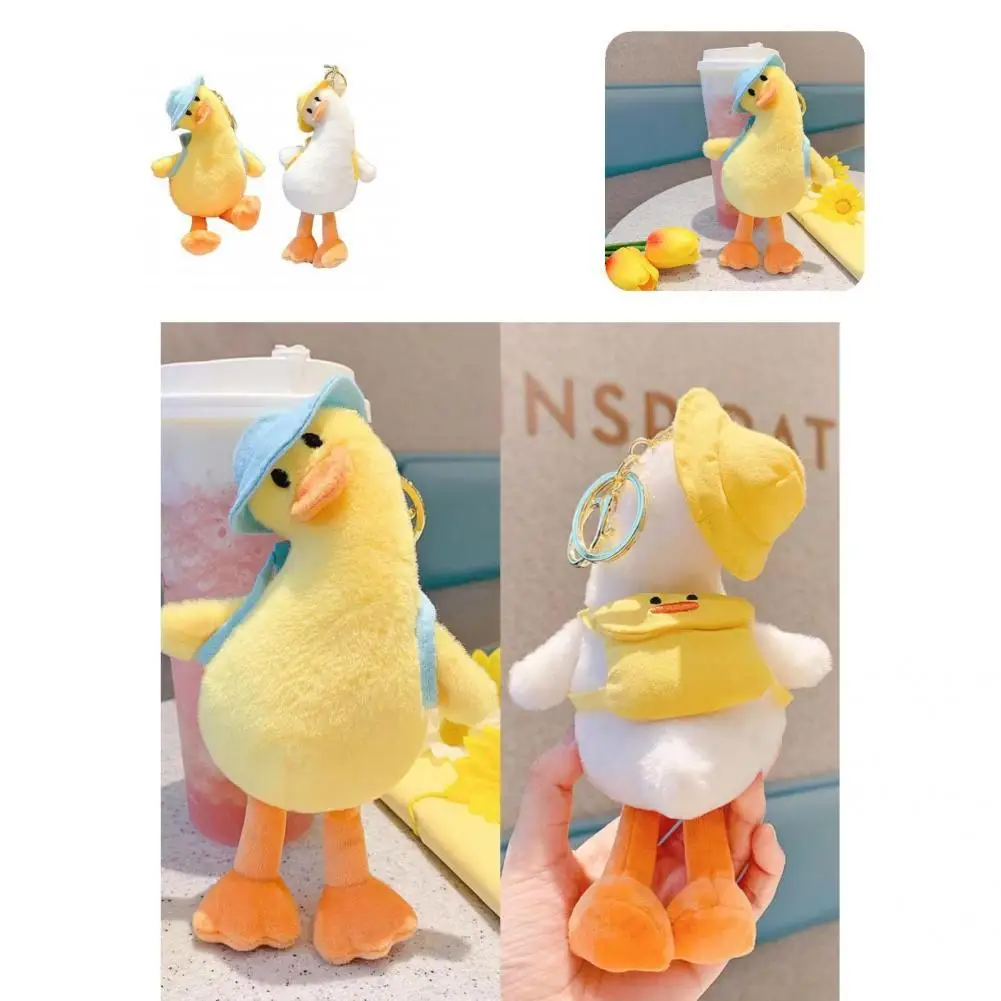 

Durable School Bag Pendant Duck Keyring Duck Bag Pendant Vibrant Color Cozy