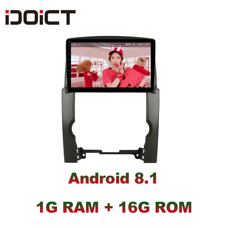 Автомобильный DVD плеер IDOICT Android 8 1 GPS навигация мультимедиа для KIA Sorento Radio 2009 2012
