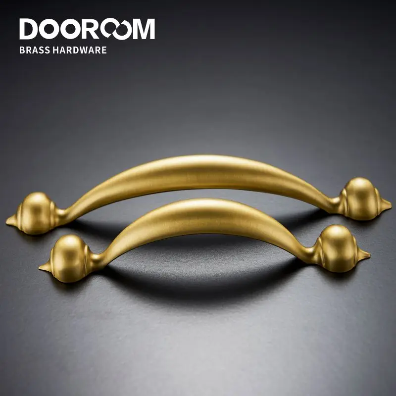 Латунные ручки Dooroom шкаф комод ящик мебель Европейский американский