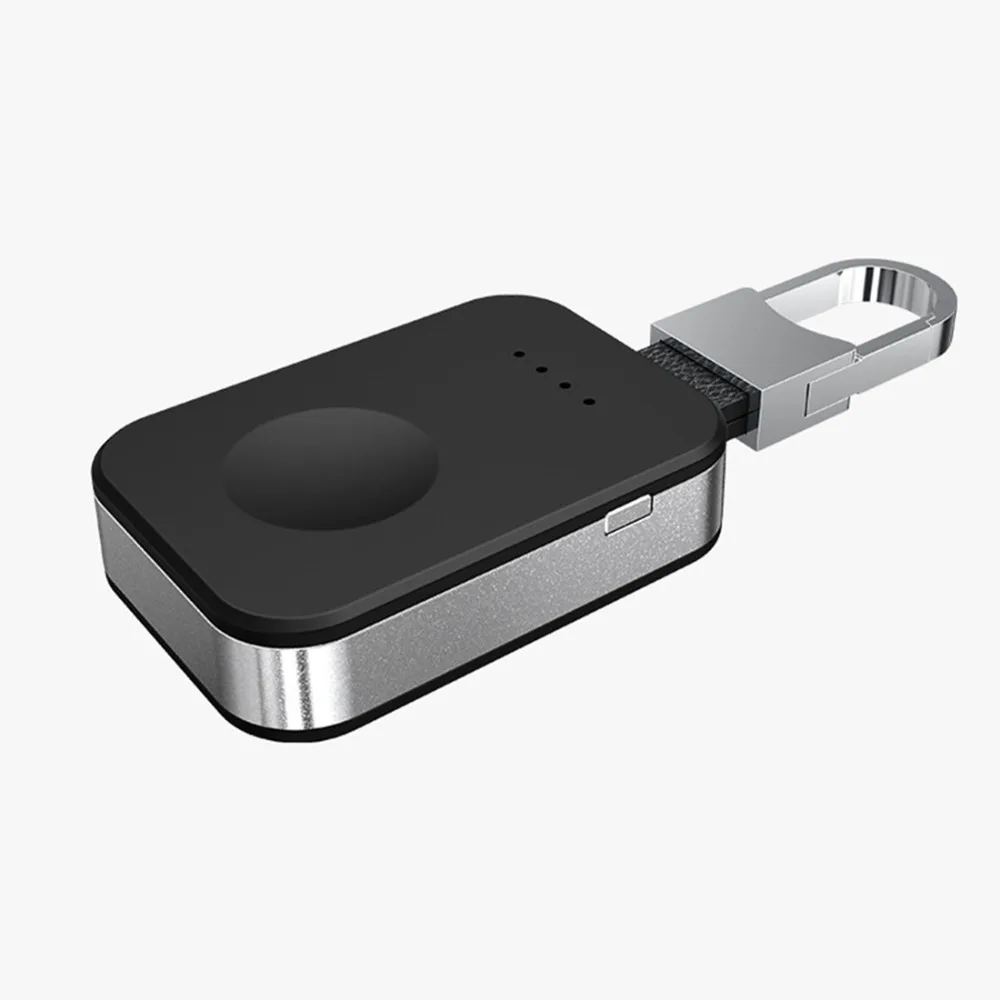 

QI Wireless Charger for Apple Watch band 42mm/38mm Portable KeyChain External battery Pack power bank iWatch 4 3 5 se 6 7