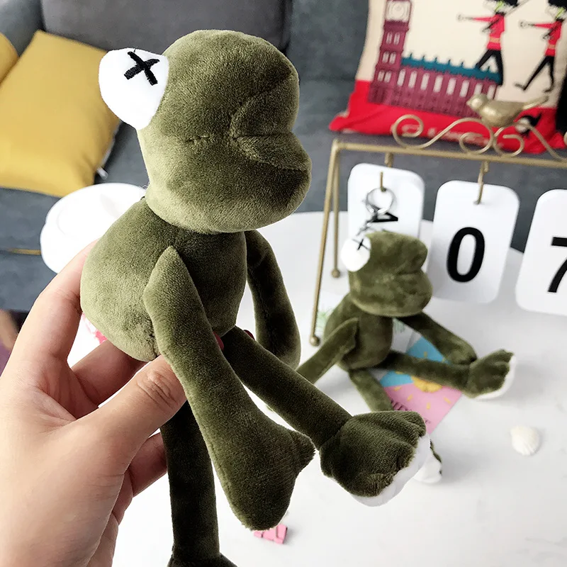 Мультяшный плюшевый брелок в виде лягушки модные милые брелки животных подходит