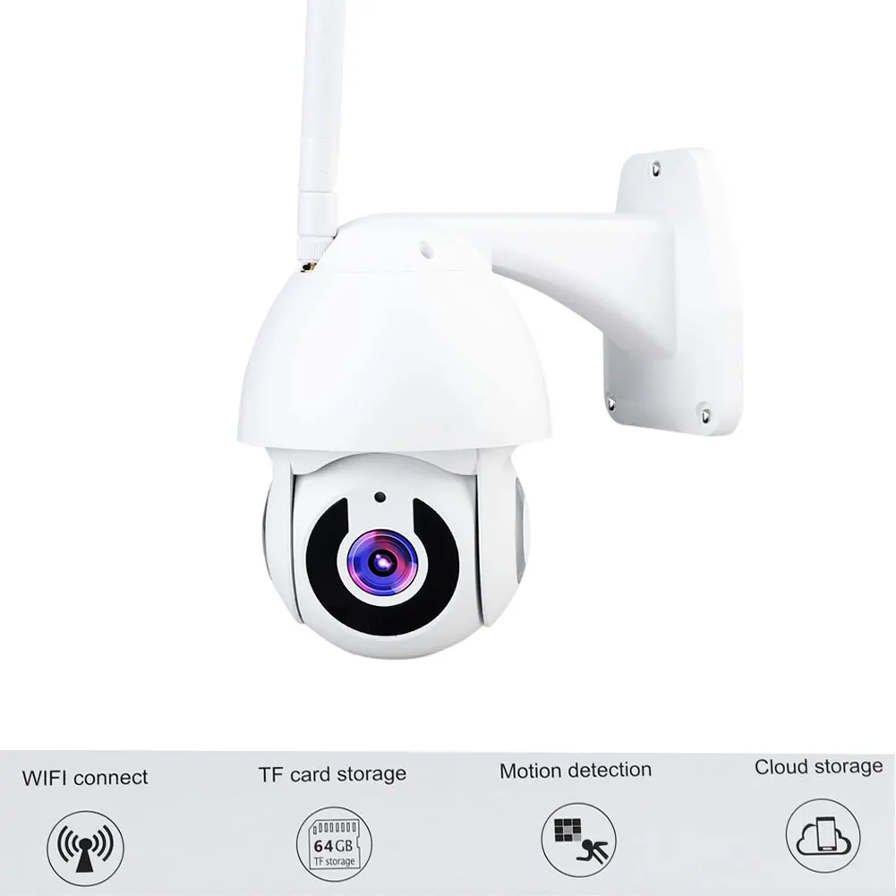 1080P PTZ IP камера Wifi наружная беспроводная безопасности панорамирование наклона