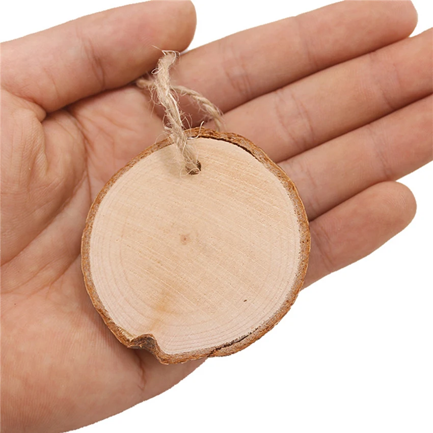 

20 шт./лот Новинка, часы Natural, круглые деревянные штук незавершенной вырез для поделки своими руками Свадебные вечерние картина украшения Бес...