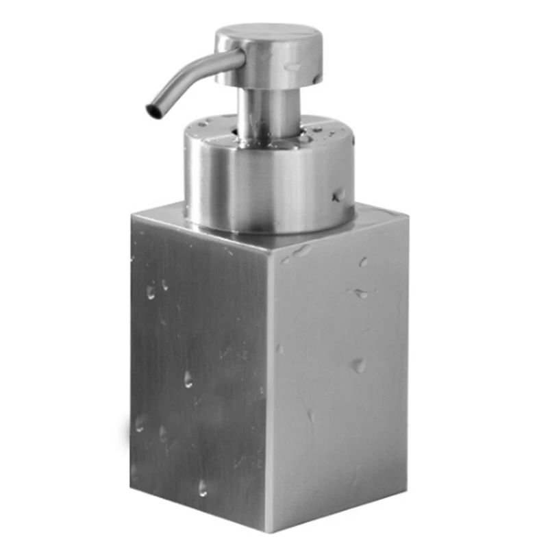 

304 Stainless Steel Soap Dispenser Shower Gel Dispenser Bottle Shampoo Foamer Foaming Bottle Lotion Bottle Silver