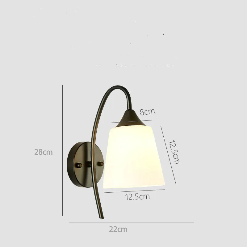 

New European-Style Bedroom Bedside Wall Lamp American-Style Indoor Living Room Wall Lamp Chinese-Style Modern Corridor Lamp