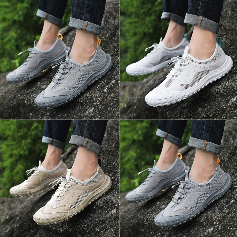 

New Fishing Water Shoes Men Beach Outdoor Wading Shoes Climbing Shoes Surf Quick-Drying Dawa Fishing Shoes Size39-44