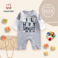car boy baby romper spring and autumn bodysuit baby going out to climb hip suit full moon clothes man