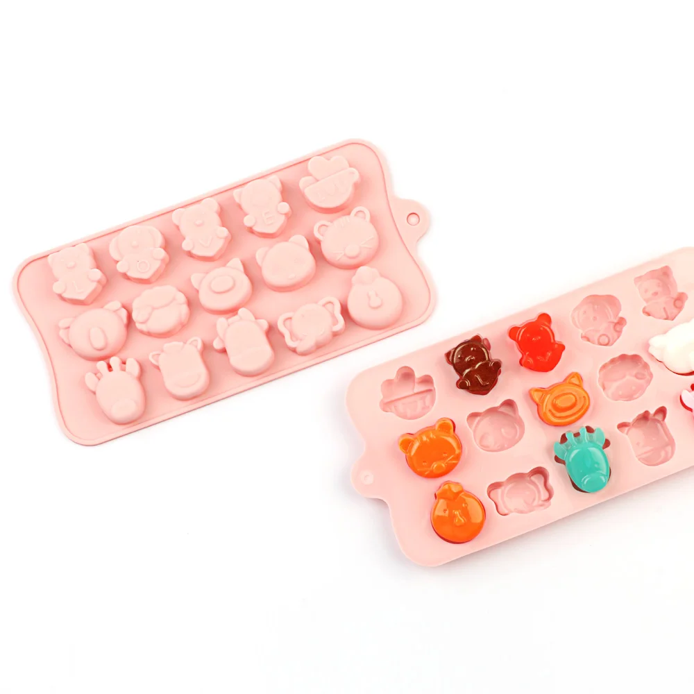 3D форма для шоколада силиконовая торта выпечки антипригарная желе пудинга