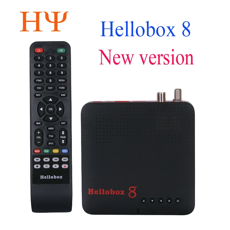1 шт. Hellobox 8 спутниковый ресивер DVB T2 DVBS2 комбинированный ТВ бокс двойной тюнер