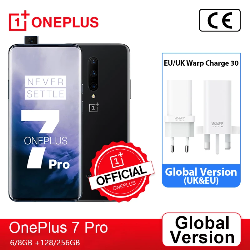Смартфон OnePlus 7 Pro Восьмиядерный процессор Snapdragon глобальная версия экран 855 дюйма