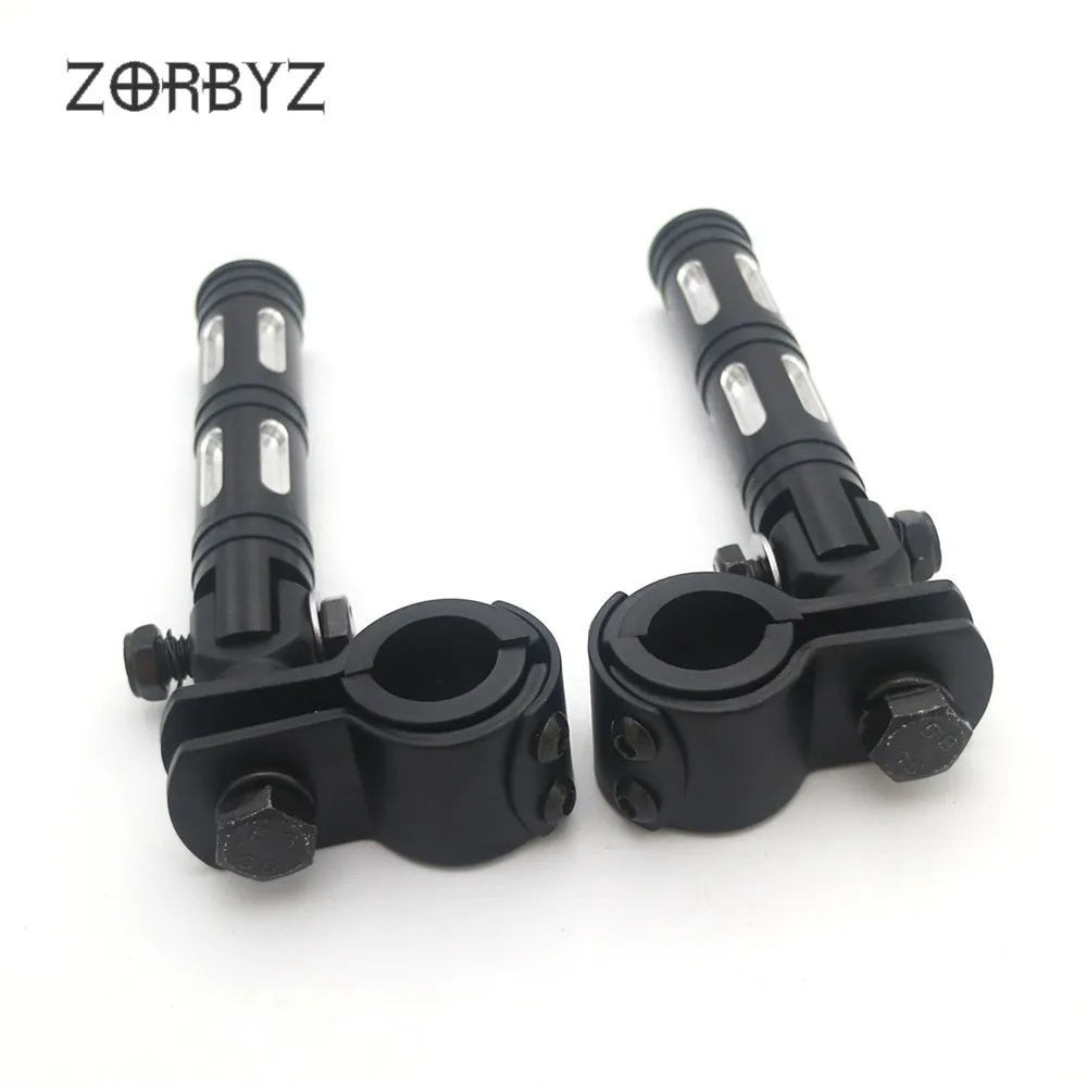 ZORBYZ мотоцикл 1 комплект черный 1/4 &quotАлюминиевый шоссейный бар Защита двигателя
