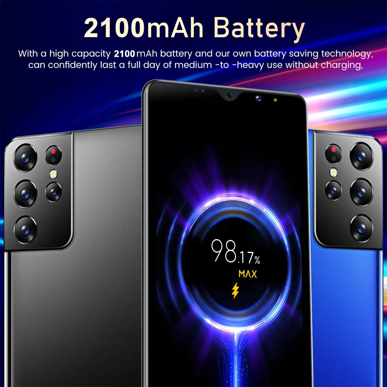 Смартфон S21 + PRO на Android 2022 экран 6 0 дюйма 1 Гб 8 | Мобильные телефоны и аксессуары