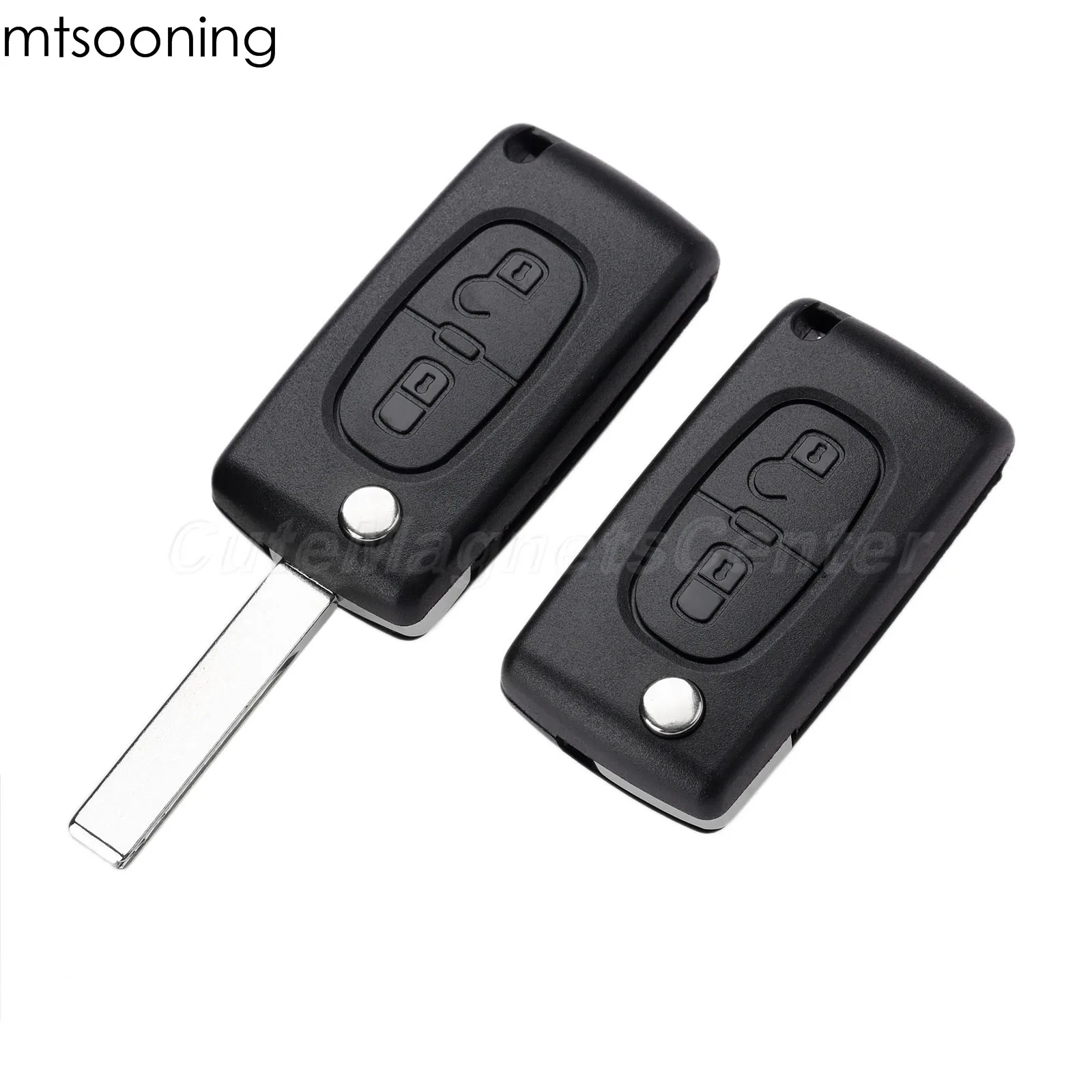 2pcs 2 Buttons 433MHz Remote Key ID46 PCF7941 Chip HU83 Uncut Blade CE0523 For Citroen C2 C3 C4 C5 | Автомобили и мотоциклы