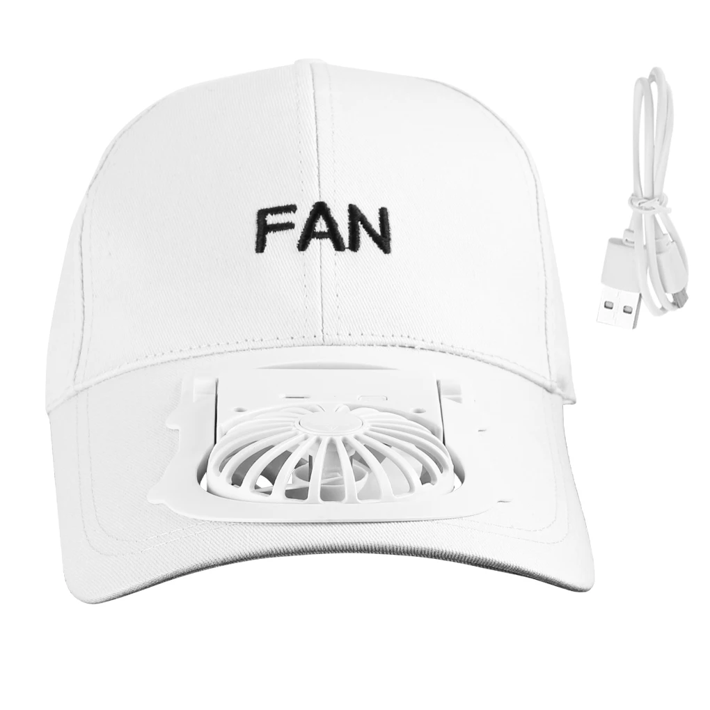 

Hat Fan Sun Visor Sports Cooling Peaked Cap Fan Adjustable Outdoor Hiking Baseball Cap Cooler 2021 New Arrivals