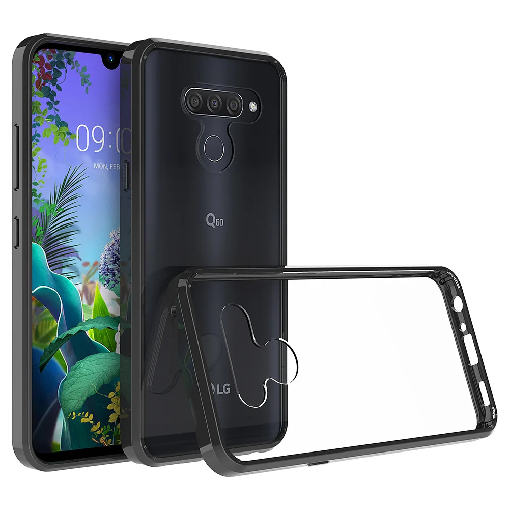 for LG Q60 Case X525 Cover Soft TPU Silicone Bumper Shockproof Hard Clear K50 2019 X520 |