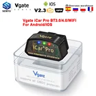 Автомобильный диагностический сканер Vgate iCar Pro Elm327 V2.3 для AndroidIOS OBD OBD2, Bluetooth, Wi-Fi, PK ELM 327 в 1 5