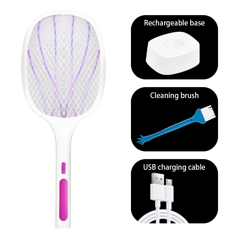 Убивает мух лампа Zapper портативный ловушка для насекомых летняя мухобойка