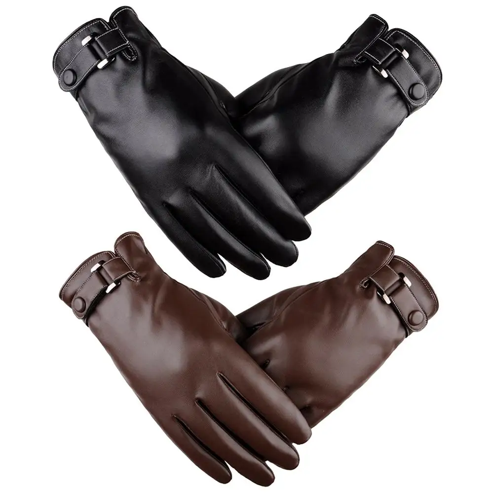 Мотоциклетные Перчатки с пальцами для мужчин 1 пара из искусственной кожи