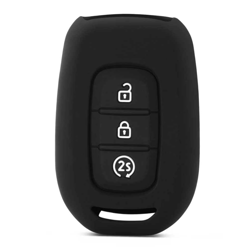 Силиконовый чехол с 3 кнопками для дистанционного ключа Renault Duster Sandero Logan Clio Captur