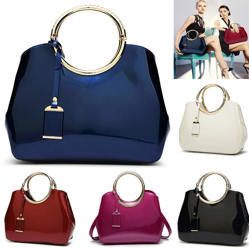 

Роскошные сумочки из лакированной кожи, женские сумки, дизайнерская женская сумка, женская сумка на плечо, женская модель 2020